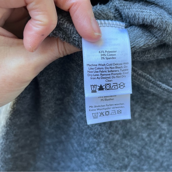 Eddie Bauer Northern Light Plush Funnel Neck Sweatshirt Sz S - Picture 11 of 16